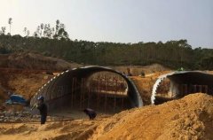 波纹钢板桥涵基础