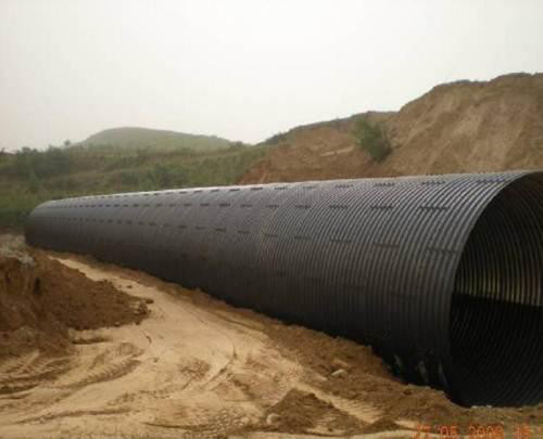 钢波纹涵管施工现场要求