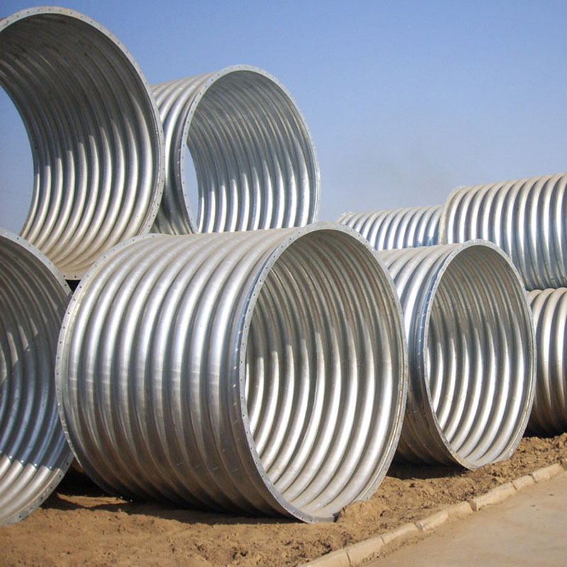 钢制波纹涵管运到现场后这样安装非常实用